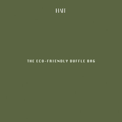 Sage Duffle – Upcycled Denim & Faux Leather